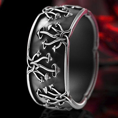 Alloy Mushroom Finger Ring for Women