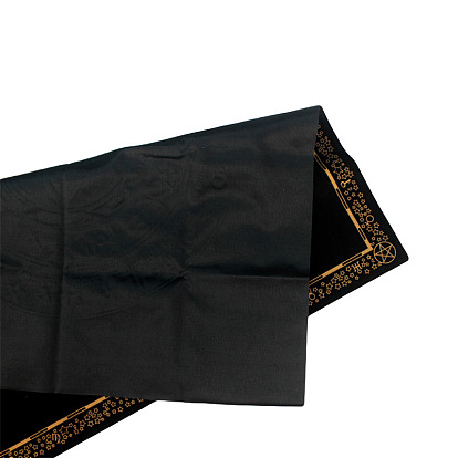 Tapis d'autel en velours, nappe noeud de la trinité et constellation, tissu pour cartes de tarot, carrée