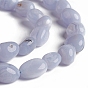 Naturelles agate bleue de lacet brins de perles, pierre tombée, nuggets