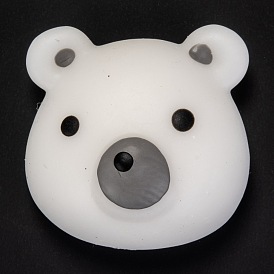 Jouet anti-stress en forme d'ours sur le thème de Noël, jouet sensoriel amusant, pour le soulagement de l'anxiété liée au stress