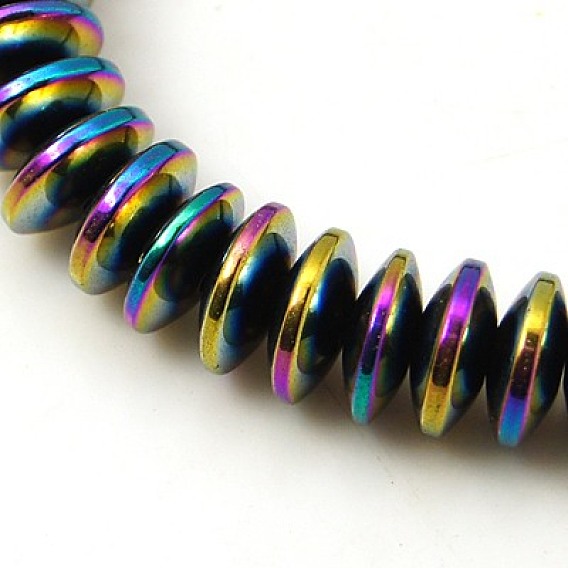 Non-magnetic Synthetic Hematite Beads Strands, Disc