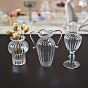1:12 jarrón de vidrio en miniatura de casa de muñecas a escala, Para mini decoración del hogar., florero de vidrio transparente
