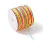 Cordón de anudado chino de nylon teñido segmento m, para la fabricación de la joyería diy