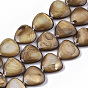 Freshwater Shell Beads Strands, Dyed, Triangle