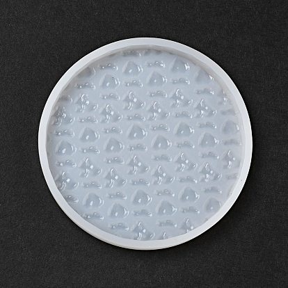 Diy плоские круглые силиконовые формы для дисплея, формы для литья смолы, для уф-смолы, изготовление изделий из эпоксидной смолы