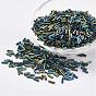 Glass Bugle Beads, Metallic Colours