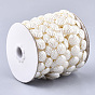 ABS Plastic Imitation Pearl Beaded Trim Garland Strand, Great for Door Curtain, Wedding Decoration DIY Material, Shell