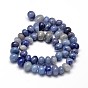 Natural Blue Aventurine Gemstone Nuggets Bead Strands, Tumbled Stone, 6~10x9~12x8~10mm, Hole: 1mm, about 15.3 inch ~15.7 inch