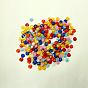Полупрозрачные картины смешанные цветные кнопки, Пуговицы из cмолы