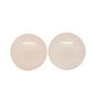 Rose Quartz Cabochons, Half Round/Dome