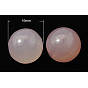 Natural Rose Quartz Beads, Gemstone Sphere, No Hole/Undrilled, Round, Pink, 16mm