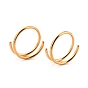 Двойное кольцо в носу для одиночного пирсинга, спираль 316 носовое кольцо из хирургической нержавеющей стали для женщин, украшения для пирсинга тела
