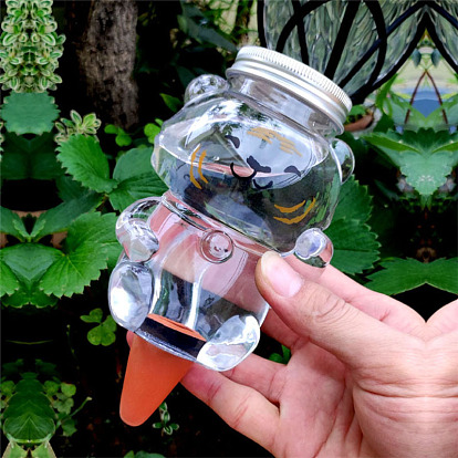 Piquets en plastique auto-arrosants fraise/tigre/cœur, dispositif d'arrosage automatique des fleurs, abreuvoir de jardin, avec pointe en céramique