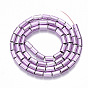 Electroplated Non-magnetic Synthetic Hematite Beads Strands, Column