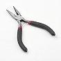 DIY Jewelry Tool Sets, Polishing Side Cutting Pliers, Wire Cutter Pliers and Round Nose Pliers, 105~125x61~62mm, 3pcs/set