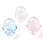 Transparent Plastic Candy Packing Box, with Cap, for Wedding Candy/Cake Disply