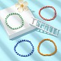 Bracelets extensibles en perles de verre
