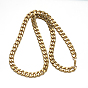304 de acero inoxidable enlace cubano collares de cadenas y pulseras sistemas de la joyería, con cierre de langosta