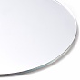 Плоское круглое зеркало из ПВХ, для складывания компактных форм для зеркальных крышек
