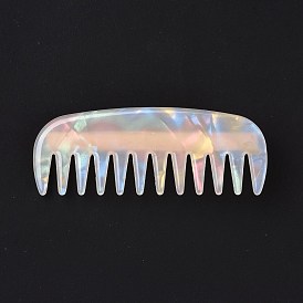 Acrylic Alligator Hair Clips, with Iron Findings, Hair Accessories for Girls, Comb