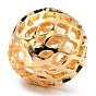 Long-Lasting Plated Hollowed Brass Beads, Filigree Beads, Round
