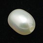 Natural Cultured Freshwater Pearl Beads, Half Drilled Hole, Grade AA, Rice