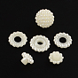 Cuentas de perlas de imitación de acrílico, perlas de la baya, perlas ronda combinados, 14 mm, Agujero: 1 mm, sobre 520 unidades / 500 g