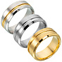 316L Surgical Stainless Steel Wide Band Finger Rings