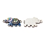 Conectores de enlaces de esmalte de aleación, para accesorios de bricolaje, sin plomo y cadmio, Platino, elefante