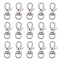 Platinum Plated Alloy Lobster Swivel Clasps For Key Ring
