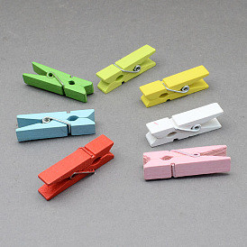 Wooden Craft Pegs Clips