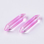 Glass Double Terminated Point Beads, No Hole/Undrilled, Bullet