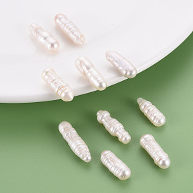 Perles de perles keshi naturelles, perle de culture d'eau douce, pas de trous / non percés, balle