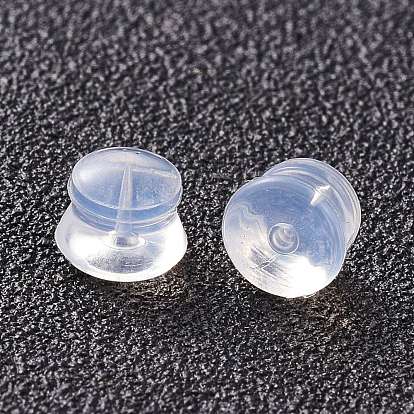 Silicone Ear Nuts, Earring Backs, for Stud Earring Making