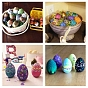 Unfinished Chinese Cherry Wooden Simulated Egg Display Decorations, for Easter Egg Painting Craft