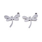 201 Stainless Steel Charms, Laser Cut, Dragonfly