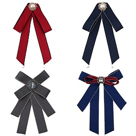 Шикарный мужской галстук-бабочка из полиэстера с булавкой - дизайн узла в европейском стиле
