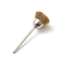 Multifunctional Copper Wire Polishing Brushes, with Iron Axis, for Metal, Jade, Glass, Jewelry