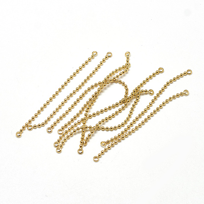 Brass Ball Chain Links Connectors