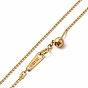 Ion Plating(IP) 304 Stainless Steel Ball Chain Necklace for Women