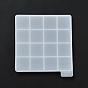 DIY Mosaic Effect Square Cup Mat Silicone Molds, Resin Casting Molds, For UV Resin, Epoxy Resin Craft Making