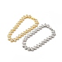 Clear Cubic Zirconia Oval Link Chain Bracelet, Rack Plating Brass Jewelry for Women, Cadmium Free & Lead Free
