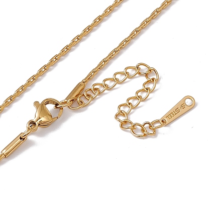 201 Stainless Steel Boston Link Chain Necklace for Men Women