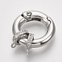 Латунные кольца из микро-паве циркония, уплотнительные кольца, без никеля , прозрачные