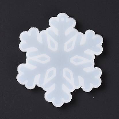 Кулон снежинка силиконовые формы, формы для литья смолы, для уф-смолы, изготовление изделий из эпоксидной смолы, Новогодняя тема