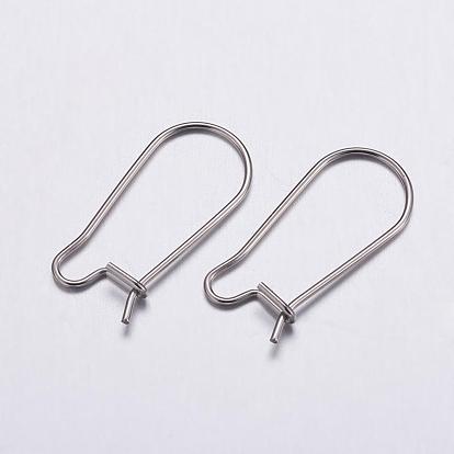 316 Surgical Stainless Steel Hoop Earrings Settings