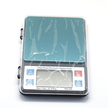 Ювелирный инструмент, алюминиевая мини-электронная цифровая карманная шкала, с абс, встроенный аккумулятор, прямоугольные