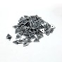 Electroplate Non-magnetic Synthetic Hematite Beads Strands, Triangle, 6x6x1mm, Hole: 1mm, about 351pcs/strand, 15.7 inch