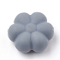 Perles de silicone écologiques de qualité alimentaire, perles à mâcher pour les jouets de dentition, Diy soins infirmiers colliers faisant, fleur