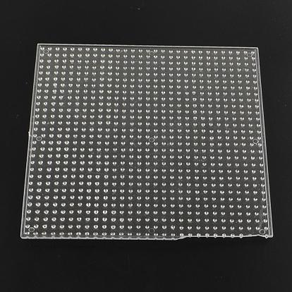 Квадратные abc пластмассовые планшеты, используемые для 5x5 мм diy плавких шариков, 146x146x5 мм
